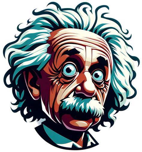 Albert Einstein - Cartoon - Discover the whimsical fusion of intellect and eccentricity in this charming cartoon portrayal of Albert Einstein. With his iconic unruly hair and thoughtful expression, Einstein's brilliance shines through in every frame. Perfect for those who appreciate a touch of scholarly whimsy. https://www.redbubble.com/shop/ap/158184438?asc=u #albums #music #vinyl #records #album #vinylcollection #recordcollection Real Madrid Wallpapers, Music Vinyl, Madrid Wallpaper, Unruly Hair, Dope Cartoon Art, Record Collection, Albert Einstein, Cartoon Art, Vinyl Records