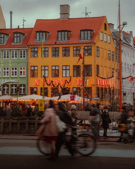 Iulia’s World✨ | Nyhavn in motion🏃‍♀️🇩🇰 . . . . . . . #Copenhagen #theprettycities #sharingcph #copenhagenlife #Globaldaily #streetlight #ig_europa... | Instagram Copenhagen Houses, Copenhagen Market, Denmark Aesthetic, Copenhagen Aesthetic, Nyhavn Copenhagen, 2025 Manifestation, Manifestation Board, Copenhagen Denmark, 2025 Vision