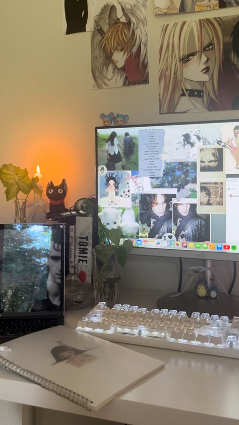 #room #roominspo #roomtour #miffy #cds #jeffbuckley #radiohead #bedroom #cyber #academia #aesthetic #coquette #d4ftonesgf #explore #viviennewestwood #anime #nana #drsk #desksetup Nana Room, Aesthetic Tech, Anime Nana, Desk Tour, Desk Inspo, Aesthetic Coquette, Room Makeover Inspiration, Academia Aesthetic, Room Tour