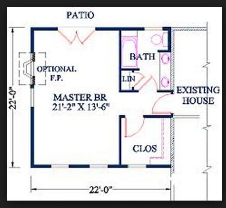 better arrangement than walking thru bath to closet. Bedroom Addition Plans, Master Suite Floor Plans, Master Suite Layout, Master Suite Floor Plan, Master Suite Addition, Bedroom Addition, Bathroom Addition, Luxury Master Bathrooms, Bathroom Floor Plans