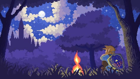 2022 Playlist, Desktop Wallpaper 1920x1080, Lofi Beats, Pixel Gif, Pixel Art Landscape, Lofi Music, Zelda Botw, Pixel Art Background, 8bit Art