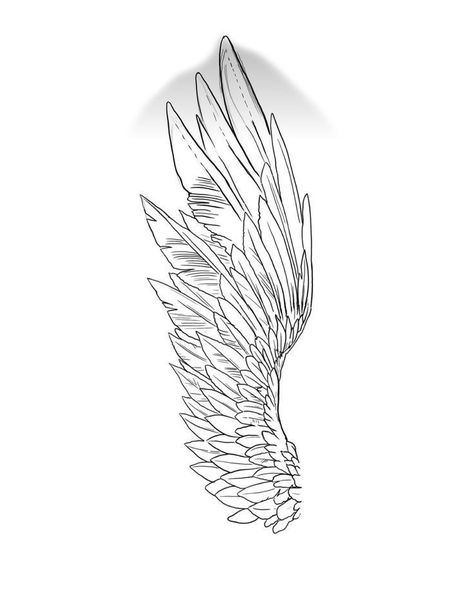 Wing Tattoo Designs Arm, Wings Tattoo Sketch, Angel Wings Tattoo Stencil, Wing Stencil, Wing Tattoo Arm, Wings Tattoo Design, Eagle Wing Tattoos, Winged Stencil, Alas Tattoo