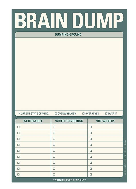 Knock Knock Pads, Therapy Planner, To Do List Printable, Handwritten Text, Writing Therapy, Budgeting Worksheets, Therapy Worksheets, Journal Writing Prompts, Brain Dump