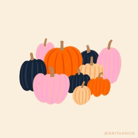 Fall means one thing: Pumpkin patches! Pumpkin Illustration, 동화 삽화, Decorative Gourds, Spooky Movies, Cute Fall Wallpaper, Autumn Illustration, Boston University, Wallpaper Halloween, Halloween Illustration