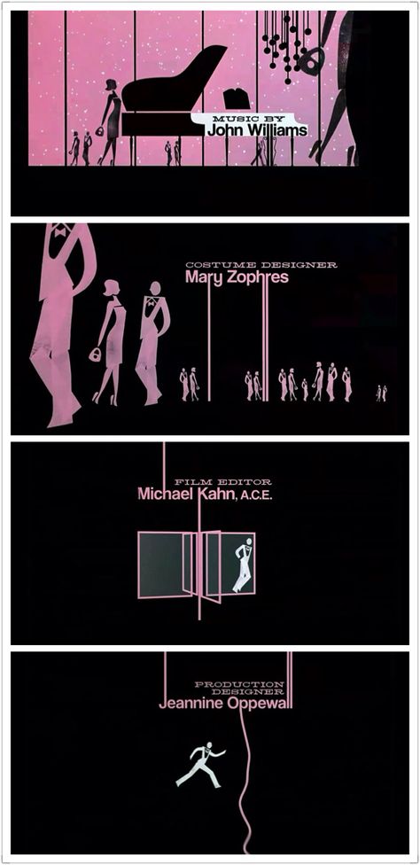 These are screenshots of title sequence of the movie ‘Catch me if you can’. The designer was deeply influenced by the title sequence design of the movie ‘Anatomy of a Murder’. The experimental design with typography and pictorial graphics introduce the audience the subject of the movie right before it starts. It has the key quality: it gives the strong and distinct identity to the movie. Title Sequence Typography, Title Sequence Design, Title Sequence Motion Graphics, Movie Intro, Sequence Design, Capstone Project, Experimental Design, Title Sequence, Title Design