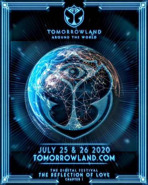 Tomorrowland Poster, Tomorrowland Festival, Tomorrow Land, Ticket Design, World Of Tomorrow, Festival Posters, Invitation Design, Music Festival, Art Direction