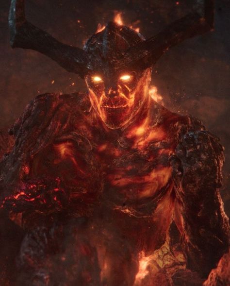 Surtur | Marvel Cinematic Universe Wiki | FANDOM powered by Wikia Fire Giants, Movie Villains, Fire Demon, Marvel Wall, Eternal Flame, Thor Ragnarok, Marvel Villains, Uncanny X-men, Demon Art