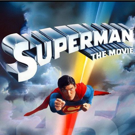 Superman 1978, Superman The Movie, Superman Film, Movie Fanart, Superman Movies, Super Excited, Movie Theater, Mario Bros, Supergirl