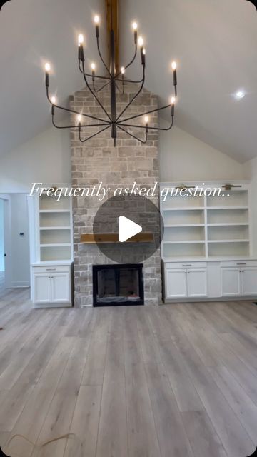 Kayla | Home Build | Home Design on Instagram: "Indiana Limestone 🪨 

I love the look of the limestone with the white mortar with white sand! 

#newbuildjourney #custom #customhomes #interiorfireplace #fireplace #fireplaces #newbuild" Indiana Limestone, Build Home, White Sand, New Builds, Custom Homes, Home Design, The White, Indiana, Building A House