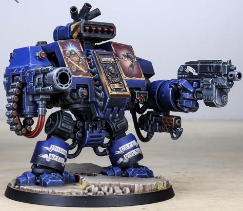 Dreadnought 40k, Space Marine Dreadnought, Dark Angels 40k, Warhammer 40k Figures, Warhammer Figures, Futuristic Armour, Warhammer Paint, D&d Miniatures, Warhammer 40k Art