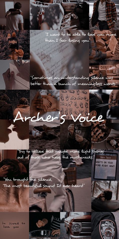 Archer Hale Fanart, Archers Voice Wallpaper, Archers Voice Aesthetic Wallpaper, Archer And Bree Aesthetic, Archers Voice Fan Art, Archer Hale Aesthetic, Book Worms Aesthetic Wallpaper, Archers Voice Aesthetic Quotes, Fiction Books Aesthetic