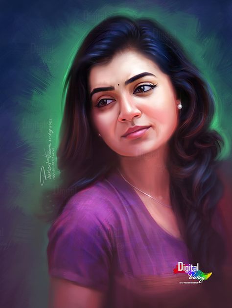 This is one of my favourite Actress 
"Nazriya Nazim'❤❤❤

I hope you Like❤️ this work🎨
Digital Oil Painting Art by Prashant Khairnar

DM me for
Commission artwork
What's app no: +91 9892946141

hashtag#unstoppable
#nazriyanazim
#nazriyanazimdigitalpainting
#digital_painting_272
#prashant_khairnar_art
#portraitpainting
#photoshopwork
#portraitpaintingservice Digital Art Coloring, Nazriya Nazim, Color Photoshop, Digital Oil Painting, Commissioned Artwork, Painting Digital, What's App, Painting Art, Portrait Painting