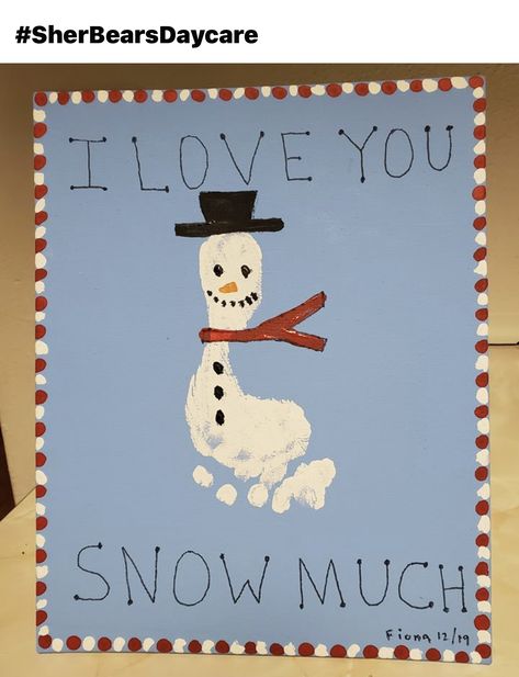 I Love You Snow Much Craft, Daycare Ideas, Christmas Crafts For Kids, Toddler Crafts, Christmas Crafts, Crafts For Kids, I Love You, Snoopy, Love You