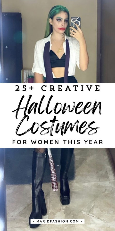 Get creative this Halloween with these easy and fun costume ideas for women! Perfect for last-minute planning or just a touch of whimsy, these costumes are designed to be both charming and simple to pull together. Whether you're going solo or with a group, these ideas offer a playful twist on Halloween traditions, making it easy to stand out and enjoy the festivities.	halloween costumes women | halloween costumes cute | halloween costumes trendy | halloween costumes pretty | halloween costumes ideas | halloween costumes unique | halloween costumes aesthetic Women’s Halloween Costume Ideas 2023 Diy, Women Last Minute Halloween Costumes, Easy Customes Halloween Women, Clever Last Minute Halloween Costumes, Halloween For Work Costumes, Womens Adult Halloween Costumes, Woman’s Diy Halloween Costume, Simple Woman Halloween Costume, Black Bodysuit Costume Ideas