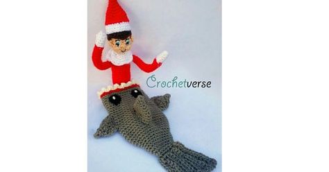 Free pattern for Elf on the Shelf crochet shark blanket cocoon! Crochet Shark Blanket, Baby Hats Pattern, Shark Blanket, Crochet Elf, Crochet Shark, Elf Sweater, Shark Pattern, Elf Clothes, All Free Crochet