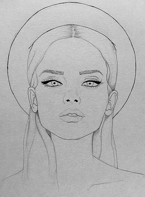 Fashion illustration Fashion Illustration Face, Fashion Design Drawing, Girl Drawing Sketches, Drawing Faces, Contour Drawing, Face Sketch, Arte Inspo, Pencil Art Drawings, Art Drawings Sketches Creative