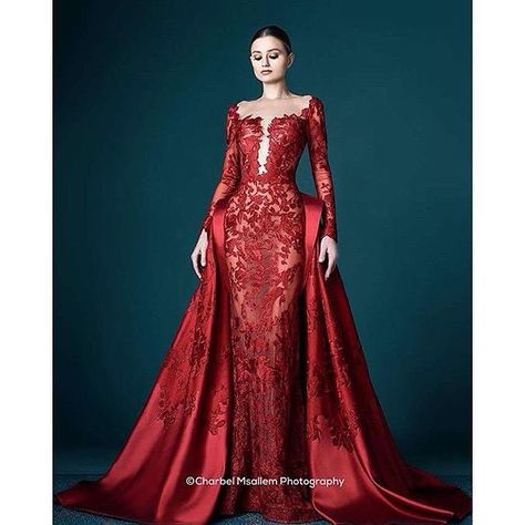 Red Embroidered Dress, Gown Red, Red Wedding Dresses, Fantasy Gowns, Couture Gowns, Gorgeous Gowns, Party Gowns, Beautiful Gowns, Couture Dresses