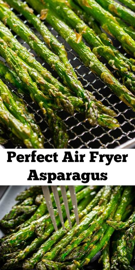 Perfect Asparagus, Air Fryer Asparagus, Asparagus Recipes Oven, Asparagus Recipes Baked, Grilled Asparagus Recipes, Air Fryer Cooking Times, Asparagus Recipes, Air Fried Food, Air Fryer Oven Recipes