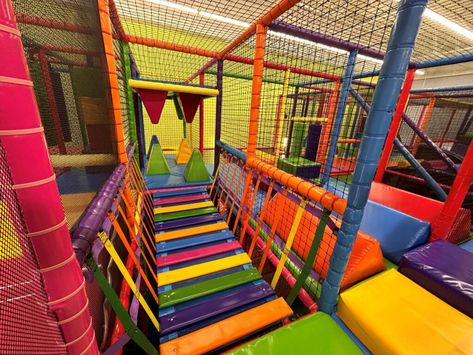 Indoor Playground Aesthetic, Playground Inside House, Liminal Playground, Liminal Space Aesthetic Playground, Playground Inside, Reactor Core, Pancake Board, Sanrio Cafe, Indoor Play Places