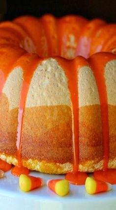 Candy Corn Cake, Corn Cake, Fun Costumes, Bundt Cakes Recipes, Halloween Desserts, Holiday Cakes, Halloween Cakes, Halloween Recipes, Fall Decorating