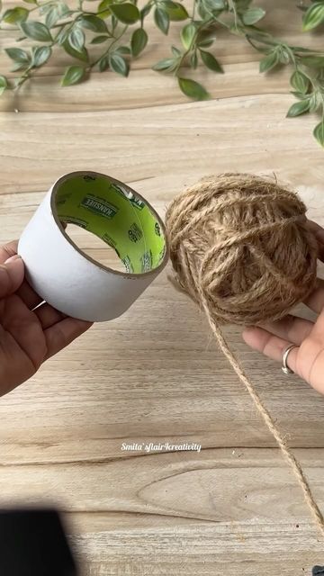 Cloth Diy Ideas Crafts, Waste Things Craft Ideas, Twine Crafts Diy, Diy Macrame Plant Hanger Pattern, Boho Art Painting, Twine Crafts, Craft From Waste Material, Macrame Plant Hanger Patterns, Flipagram Instagram