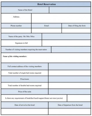 Hotel Reservation Form - Sample Forms Hotel Reservation Form, Reservation Form, Word Office, Fillable Forms, Office Templates, Microsoft Office Word, Office Word, Word Form, Legal Forms