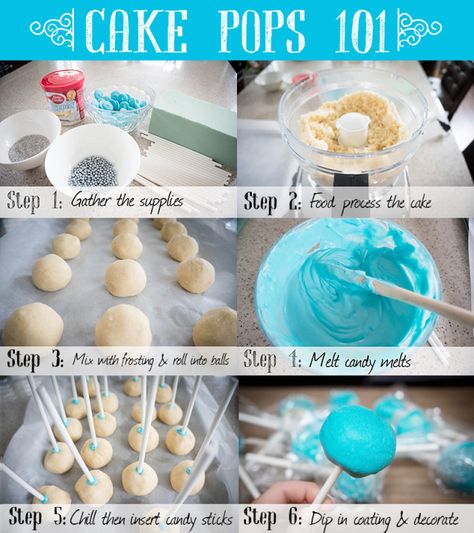 Cake Pops 101 Tutorial - step-by-step instruction on how to make cake pops. Cake Pop Receita, Making Cake Pops, Make Cake Pops, Cakes To Make, Cake Ball, Glaze For Cake, Bake Cakes, Cake Frosting Recipe, Making Cake