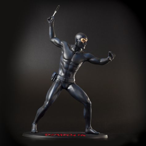 DIABOLIK,  on ArtStation at https://www.artstation.com/artwork/Xg5L4a 3d Sculpture, Diabolik, Statue, Hand Painted, Sculpture