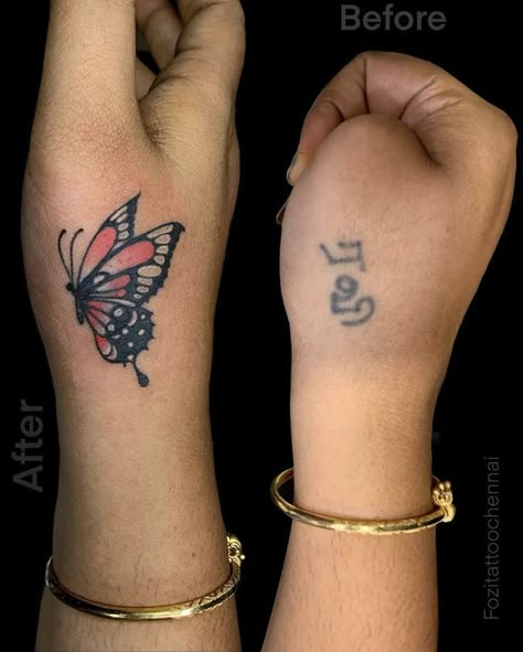 Cover Tattoos, Indian Tattoo Design, Joker Tattoo Design, Heartbeat Tattoo, Coverup Tattoo, Couples Tattoo, Hand Band, Band Tattoo Designs, Band Tattoos