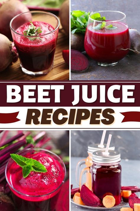 These homemade beet juice recipes can't be topped! From apple carrot to berry to watermelon, beets can be combined to make the most delicious juices. Beet Carrot Juice, Beet Juice Recipes, Homemade Juice Cleanse, Juice Cleanse Benefits, Beetroot Juice Recipe, Carrot Juice Recipe, Beet Juice Recipe, Easy Juice Recipes, Fat Burning Recipes