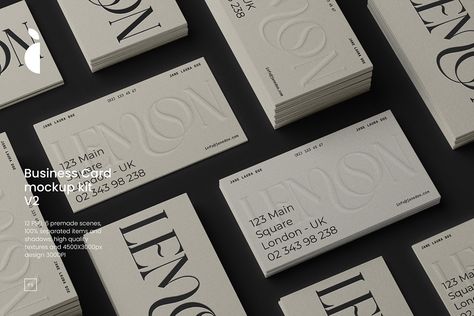 LEMON - Business Card Mockup 2 :: Behance Business Cards Layout, Stylish Business Cards, Business Card Mockup, Magazine Mockup, Business Card Psd, Paper Mockup, Card Mockup, Business Card Branding, Art Storage