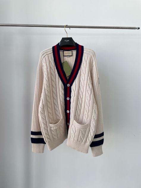 Gucci Cardigan, College Style, College Fashion, Wool Cardigan, Quality Clothing, Gucci, Boutique, Wool, Quick Saves