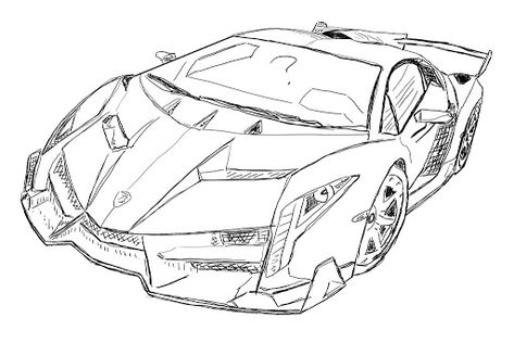 Lamborghini Coloring Pages, Most Expensive Sports Car, Expensive Sports Cars, Funny Morning Pictures, Ford Mustang Car, Cool Car Drawings, Truck Coloring Pages, Lamborghini Veneno, Cars Coloring Pages