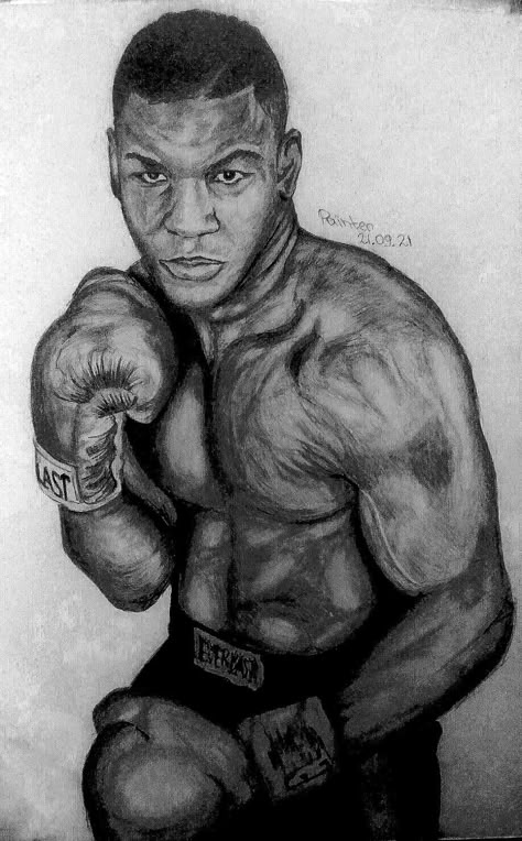 Boxing Drawing Ideas, Mike Tyson Sketch, Boxing Drawing Art, Boxing Art Draw, Mike Tyson Drawing, Boxing Sketch, Drawing Boxing, Boxing Drawing, Mike Tyson Tattoo