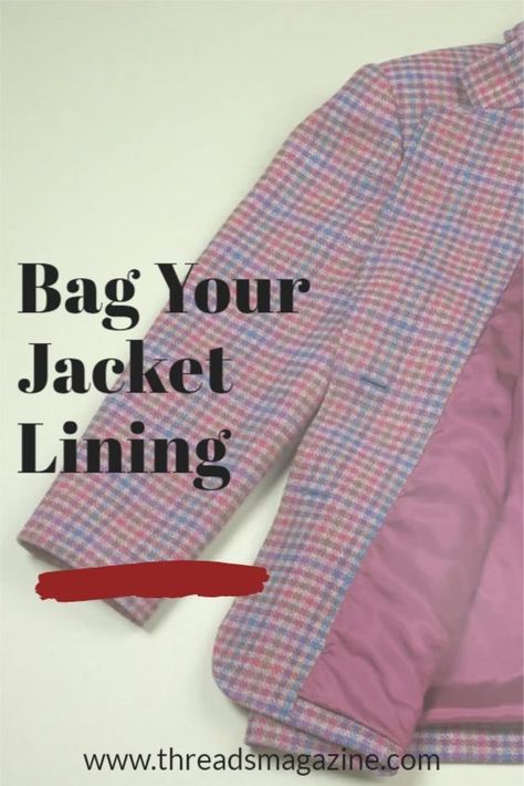 Jacket Lining, Unlined Jacket, Sewing Machine Repair, Sewing Tops, Sewing Tutorials Clothes, Sewing Crafts Tutorials, Dress Making Patterns, A Jacket, Diy Sewing Clothes