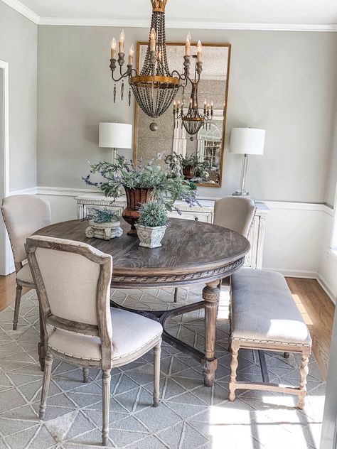 Exciting news! We recently partnered up with blogger Pamela Dyer to design her dining room. Read the blog post to see how we tackled this amazing project! French Country Dining Room Decor, French Country Dining Room, Dining Room Remodel, Country Dining Rooms, French Country Dining, Country Dining, Luxury Dining Room, Dining Room Inspiration, Luxury Dining