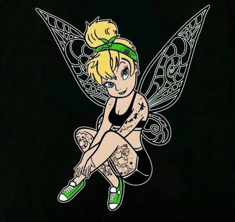 Tinker Bell Wallpaper, Bell Wallpaper, Tinkerbell Drawing, Emo Disney, Tinkerbell Quotes, Tinkerbell Coloring Pages, Tinker Bell Tattoo, Tinkerbell Pictures, Disney Punk