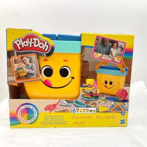 PLAY-DOH Picnic Shapes Starter Set Play Doh For Kids, Play Doh Toys, Picnic Scene, Kids Picnic, Food Sandwiches, Play Pretend, Preschool Arts And Crafts, Creative Recipes, Picnic Set