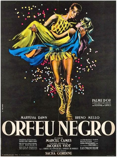 Marpessa Dawn, Posters Harry Potter, Black Orpheus, Orpheus And Eurydice, French Movie Posters, Ancestral Healing, Film Cult, Black Cinema, Beau Film