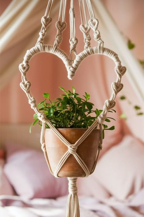 25 DIY Macrame Plant Hanger [For Every Space] – craftydiyers.com Macrame Box Diy, Macrame Plant Hanger With Beads Tutorial, Macrame Hangers For Plants, Diy Macrame Plant Hanger Easy, Diy Macrame Plant Hanger Pattern, Diy Macrame Plant Hanger Tutorials, Macrame Plant Hanger Pattern, Plant Hanger Pattern, Plant Hanger Tutorial