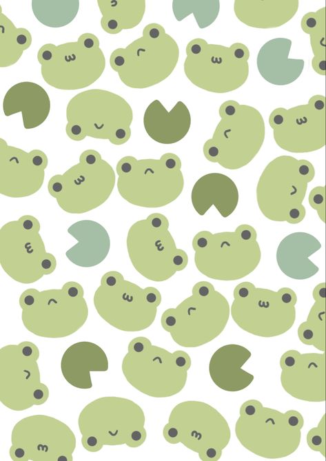 #frog #green #cute #wallpaper #widget Frog Asthetic Wallpers, Strawberry Frog Wallpaper, Frog Cute Wallpaper, Green Frog Wallpaper, Green Cute Wallpaper, Frog Notebook, Frogs Aesthetic, Cat Dog Cartoon, Frogs Cute