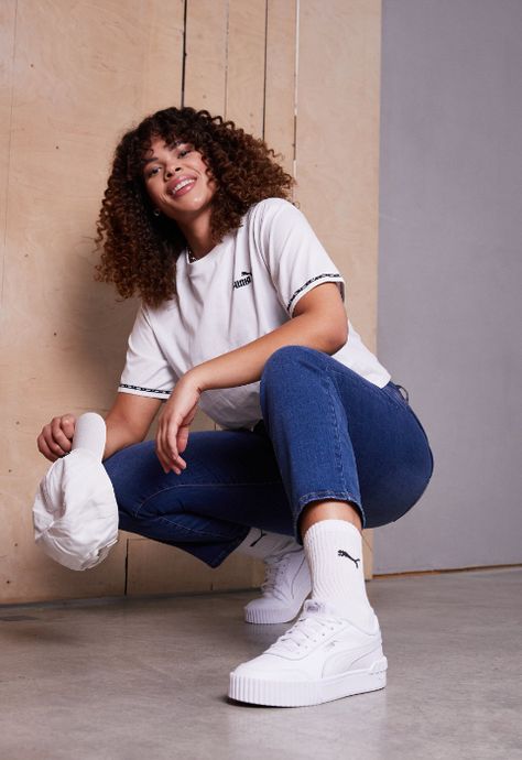 Puma Carina Outfit, Puma Carina Sneakers Outfit, Puma Cali Sneakers Outfit, Puma Sneakers Womens Outfit, Puma Outfit Women, Puma Shoes Outfit, Puma Sneakers Outfit, Puma Carina Sneakers, Puma Cali Sneakers