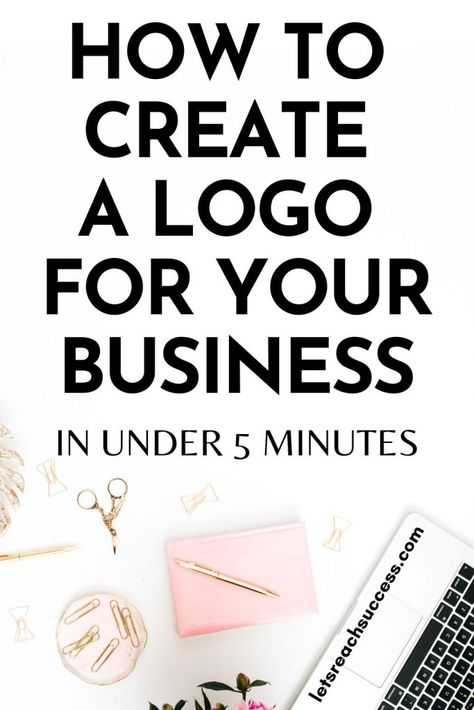 Your online business needs a stunning logo and that can easily happen in under 5 minutes. Here's how to create a logo for your business: How To Create A Business Logo, Creating A Business Logo, Creating A Logo For Your Business, How To Design A Logo For Your Business, How To Create A Logo For Your Business, How To Make A Logo, How To Create Logo, Interview Hacks, Create My Own Logo