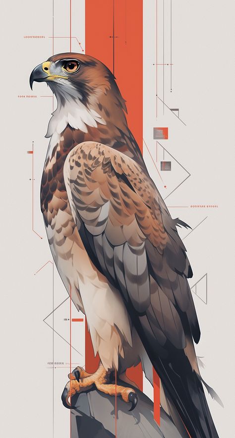 Drawing Falcon, Eagle Concept Art, Falcon Illustration, Hawk Drawing, Redtail Hawk, Falcon Drawing, Hawk Logo, Falcon Logo, Fire Icons