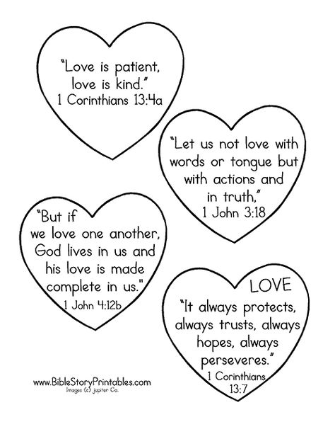 Love Bible Verses for Kids!Bible Memory for Valentine's Day! A collection of LOVE Bible verse for kids to memorize, pass out as Valentine's Day Cards and more! Sunday School Valentines, Church Valentines, Verses For Kids, Christian Valentines, Bible Verses For Kids, Valentine Coloring Pages, Preschool Bible, Sunday School Crafts For Kids, Preschool Valentines