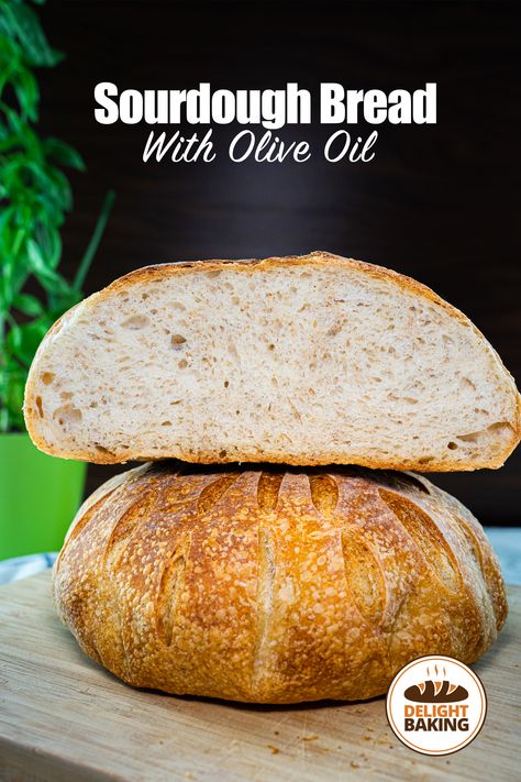 Olive Oil Sourdough Bread, Best Garlic Bread Recipe, Bread With Olive Oil, Sourdough Loaves, Olive Oil Bread, Olive Oil Recipes, Garlic Bread Recipe, Sourdough Bread Recipe, Super Food