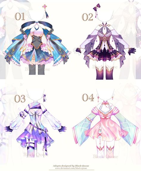 [OPEN] Fantasy Outfit Adoptable #51 | set price by Black-Quose on DeviantArt in 2022 | Fantasy clothing, Drawing anime clothes, Anime outfits Fantasy Outfit Adopt, Fantasy Outfits Art, Magical Girl Outfit, Magical Girl Aesthetic, Blossom Season, Dress Design Drawing, Clothing Design Sketches, Anime Clothes, Drawing Anime Clothes