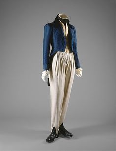 1820-1840: upper class men's clothing Anne Lister, 19th Century Men, 1830s Fashion, 1800s Fashion, Regency Fashion, 19th Century Fashion, Period Outfit, Costume Institute, Historical Costume