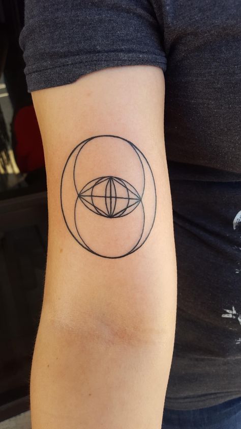 Vesica Piscis Tattoo, Cockatoo Tattoo, Chalice Well, Black Cockatoo, Pisces Tattoos, Sacred Geometry Tattoo, Geometry Tattoo, Original Tattoos, R Tattoo