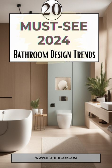 Modern Bathrooms 2024, Latest Bathroom Designs 2024, Bathroom Remodel 2024 Trends, Small Bathroom Ideas 2024, Luxurious Bathroom Decor Ideas, Modern Master Bathrooms 2024 Trends, Bathroom Design 2024, Bathroom 2024 Design Trends, Bathroom Trends For 2024